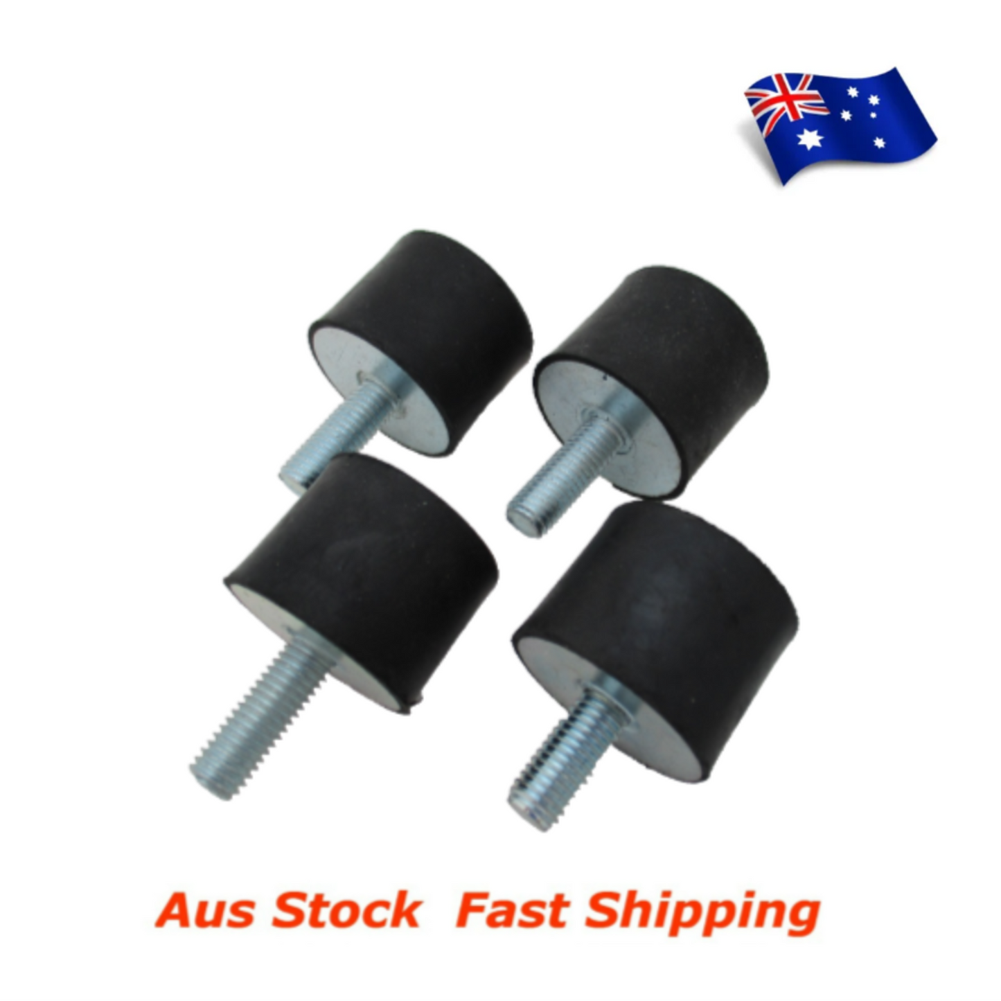 M10 Rubber Anti Vibration Mount Bobbin 40x30mm Male Female MF
