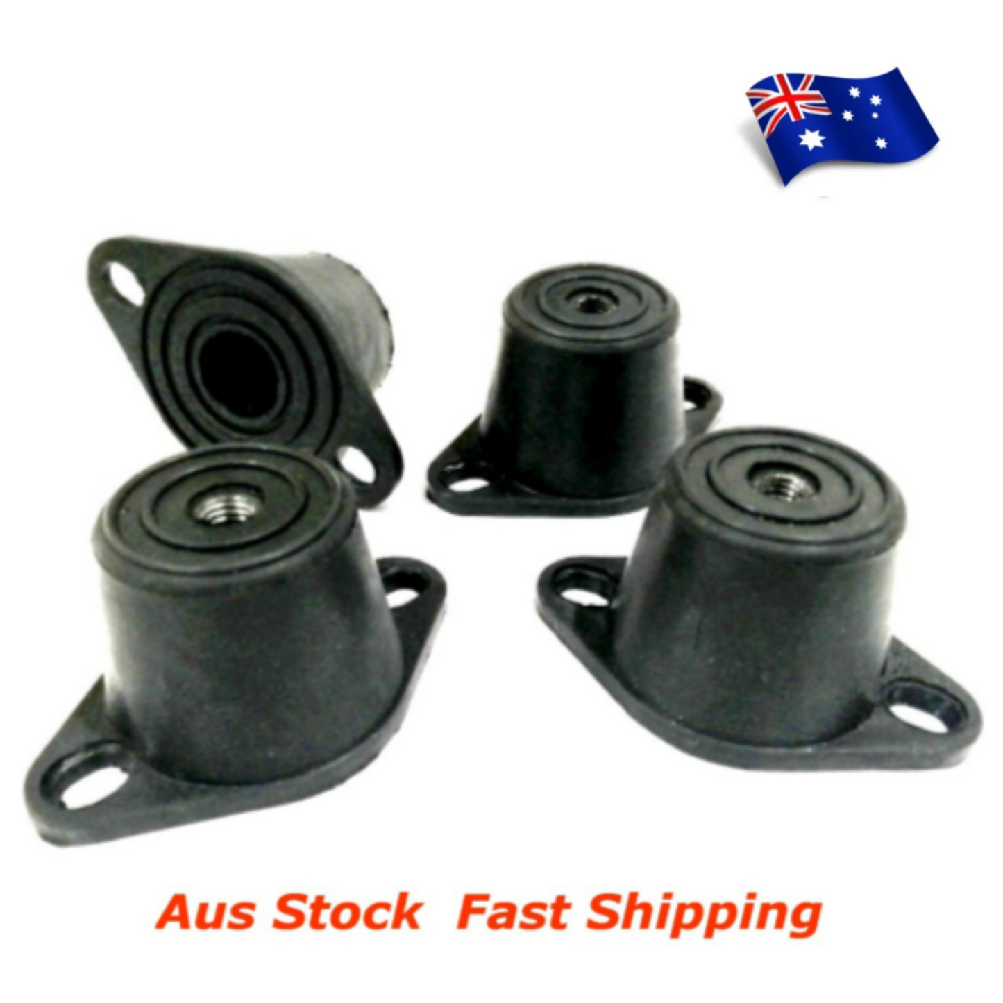 M10 Rubber Encapsulated Flange HVAC Anti Vibration Mount