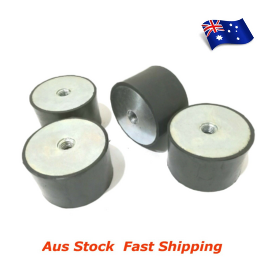 M12 Rubber Anti Vibration Mount Bobbin 70x45mm Female Female FF