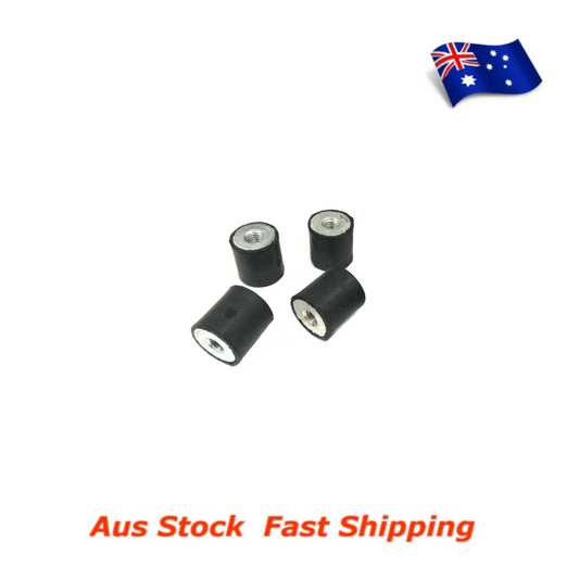 M3 Rubber Anti Vibration Rubber Bobbin Mount 10x10mm Female Female FF