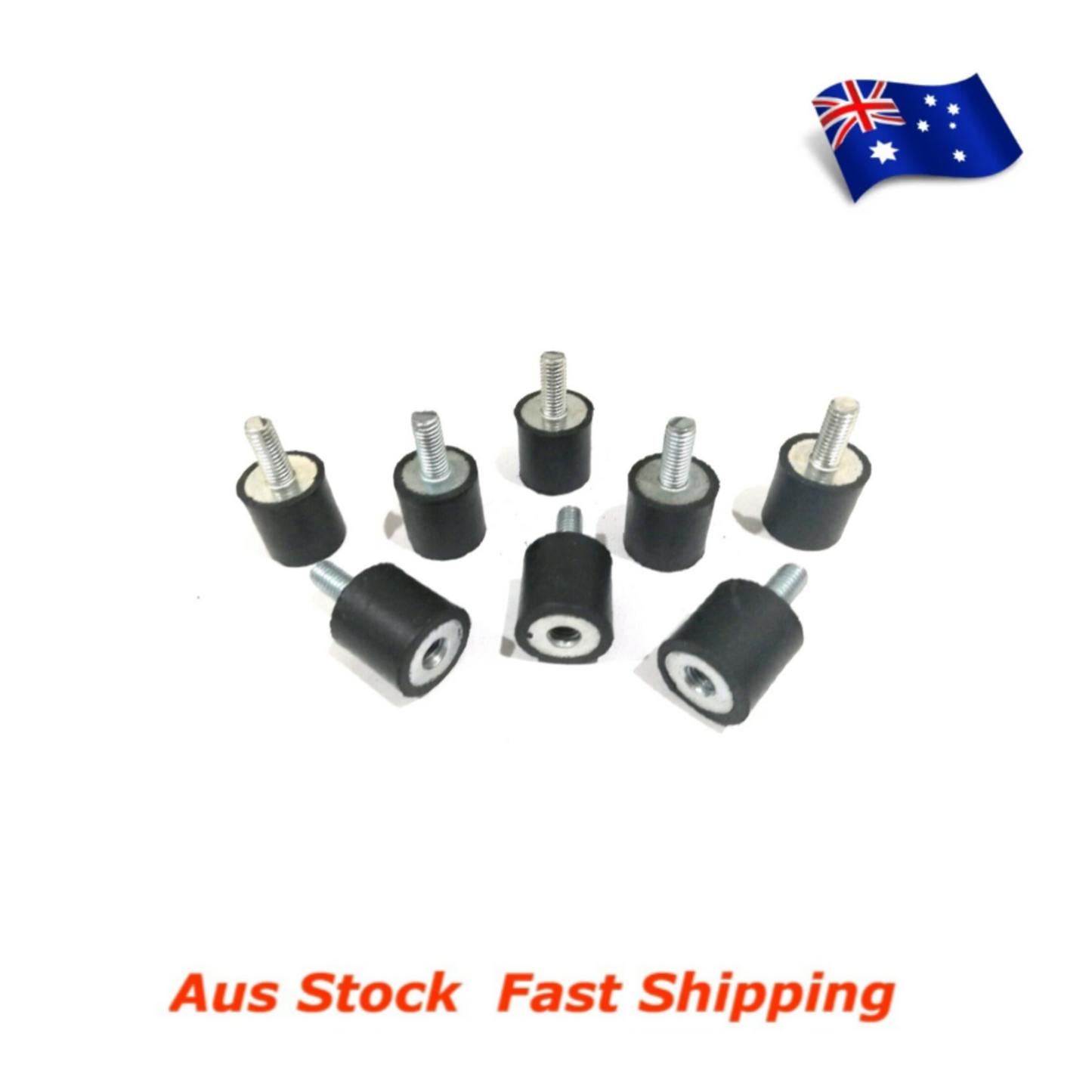 M4 Rubber Anti Vibration Rubber Bobbin Mount 15x15mm Male Female MF