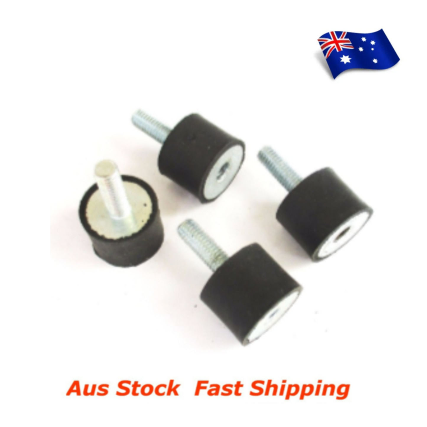 M6 Rubber Anti Vibration Rubber Bobbin Mount 20x20 Male Female MF