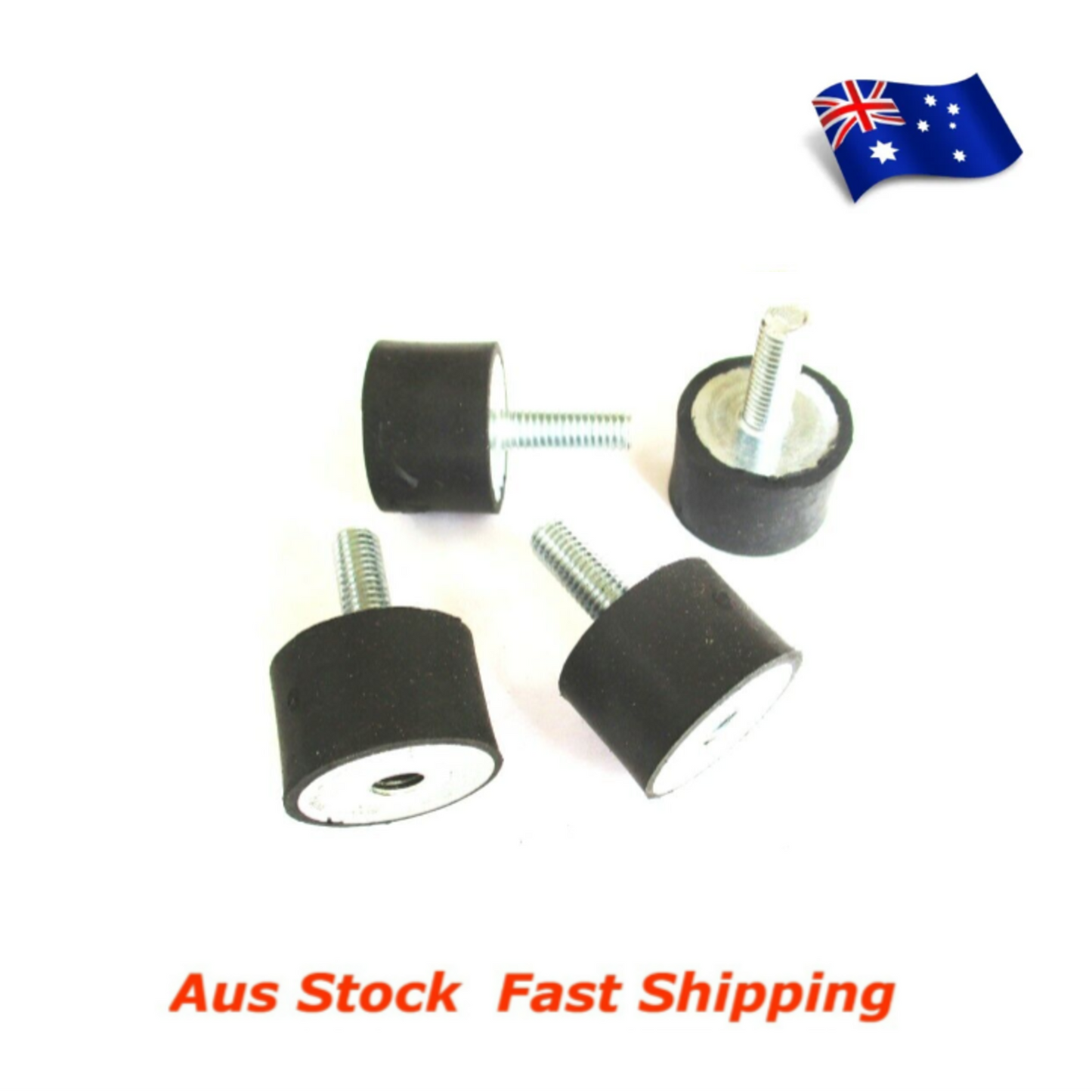 M6 Rubber Anti Vibration Rubber Bobbin Mount 20x20 Male Female MF