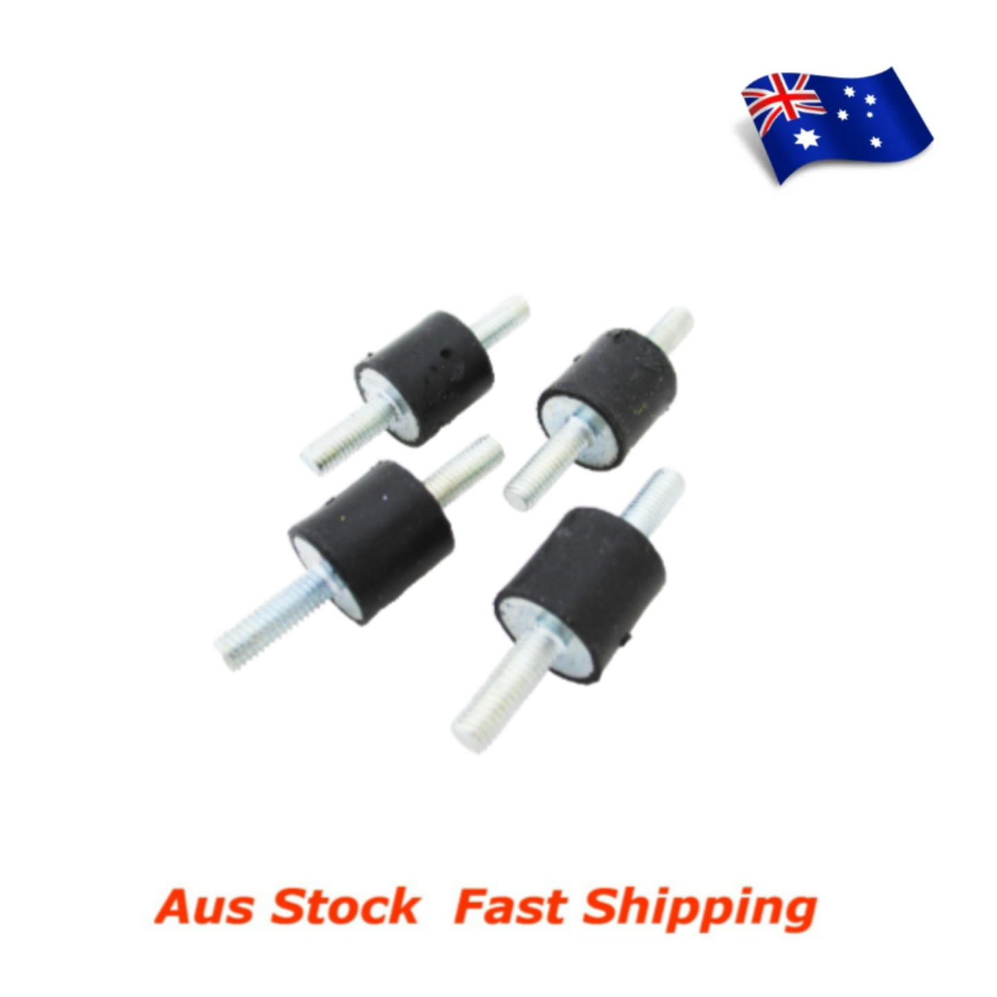 M5 Rubber Anti Vibration Bobbin Mount 15x15mm Male Male MM