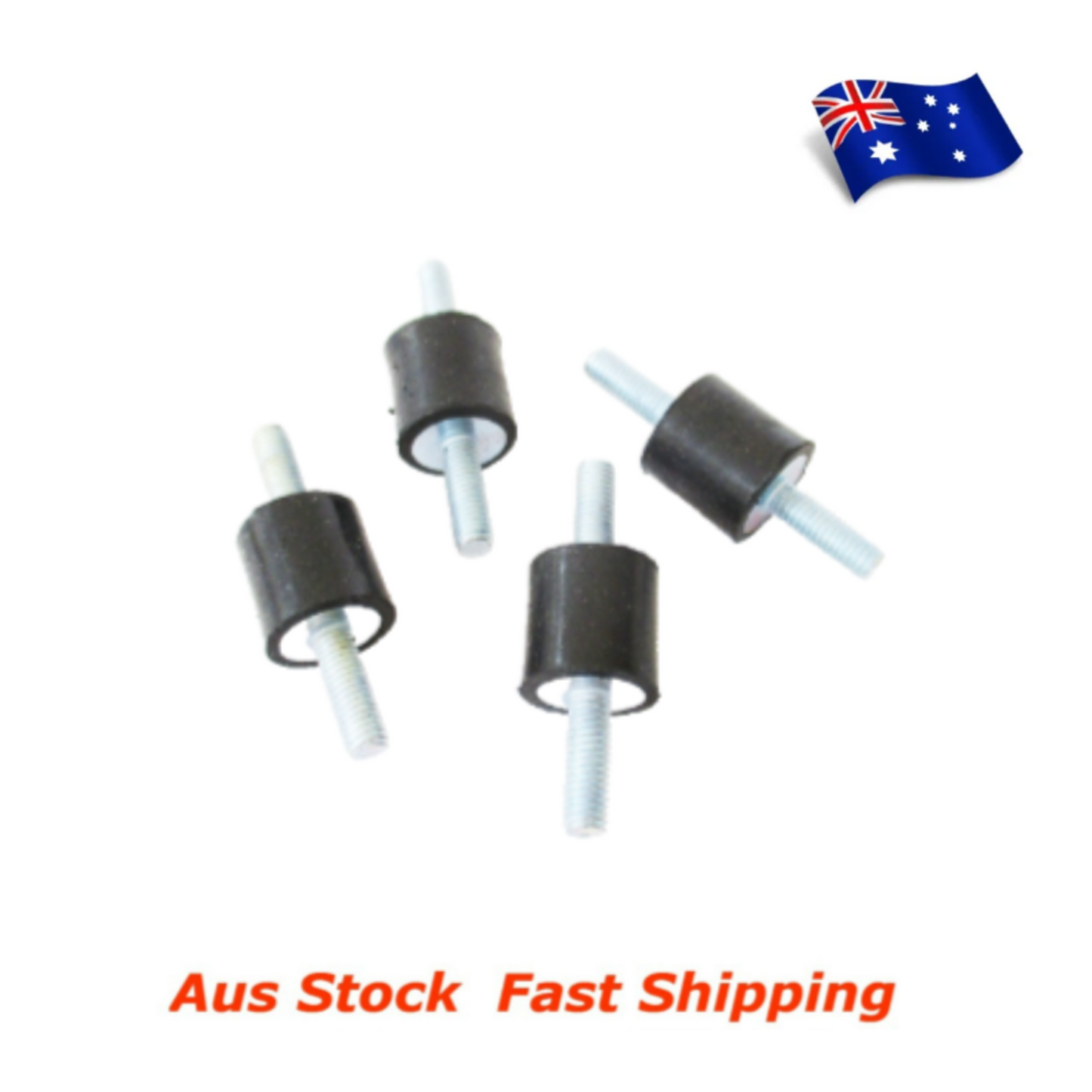 M5 Rubber Anti Vibration Bobbin Mount 15x15mm Male Male MM