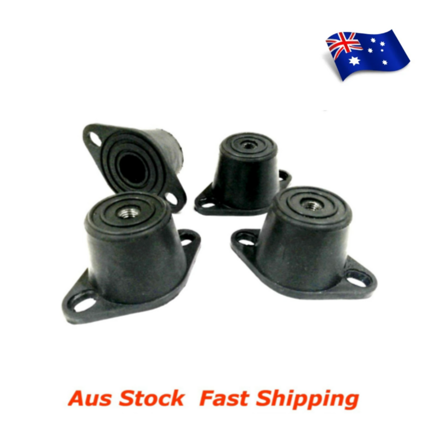 M8 Rubber Encapsulated Flange HVAC Anti Vibration Mount