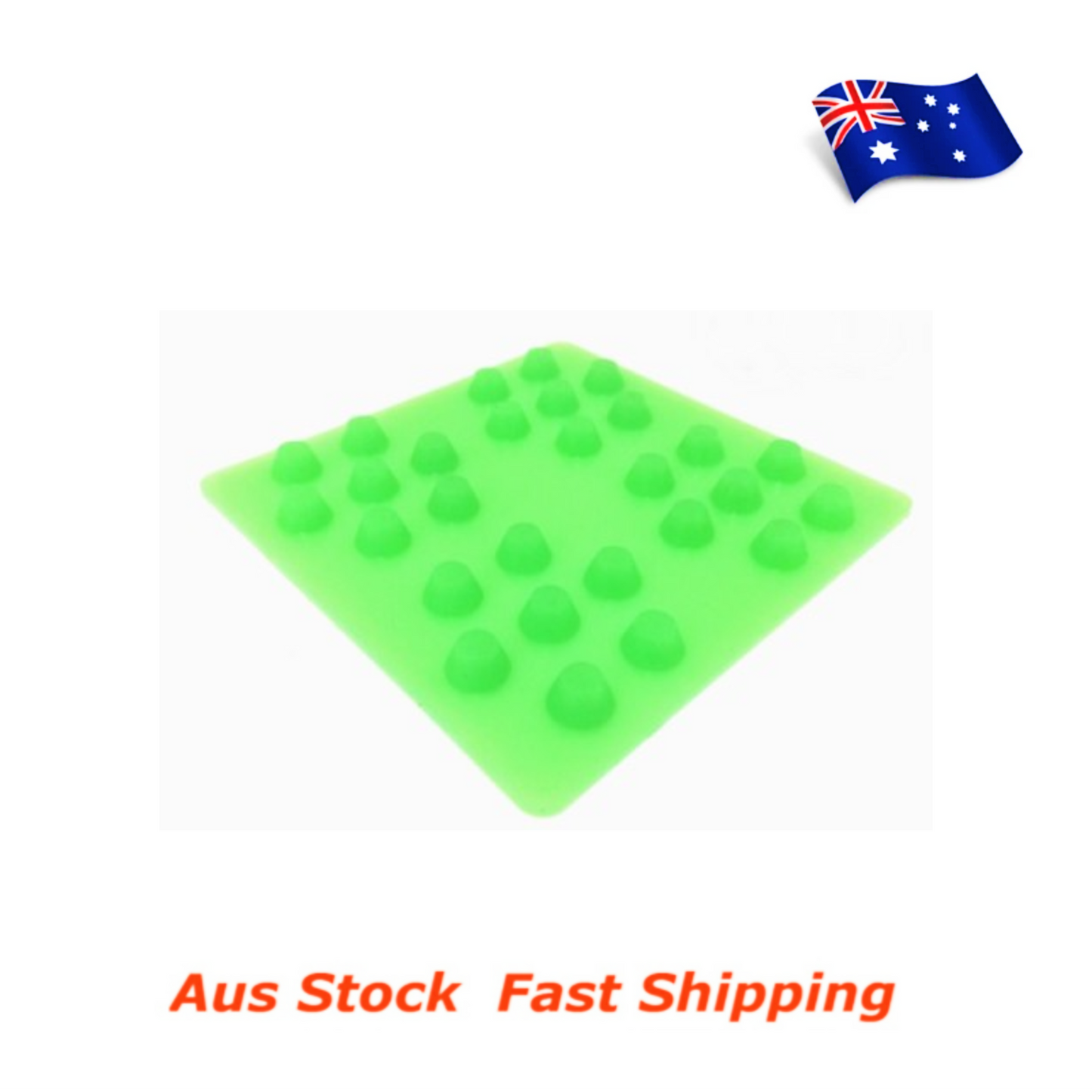 Anti Vibration Soft Gel Lab Mats Isolation Pads 100x100mm Suits 2 to 50kg
