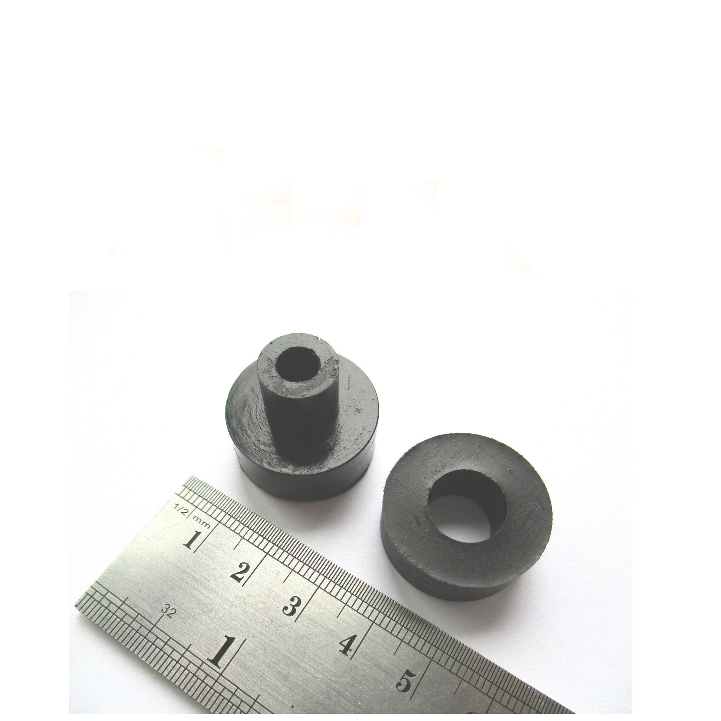 Sorbothane Isolator Vibration Bushings 25mm 1 Inch Diam 50 Durometer 4pc